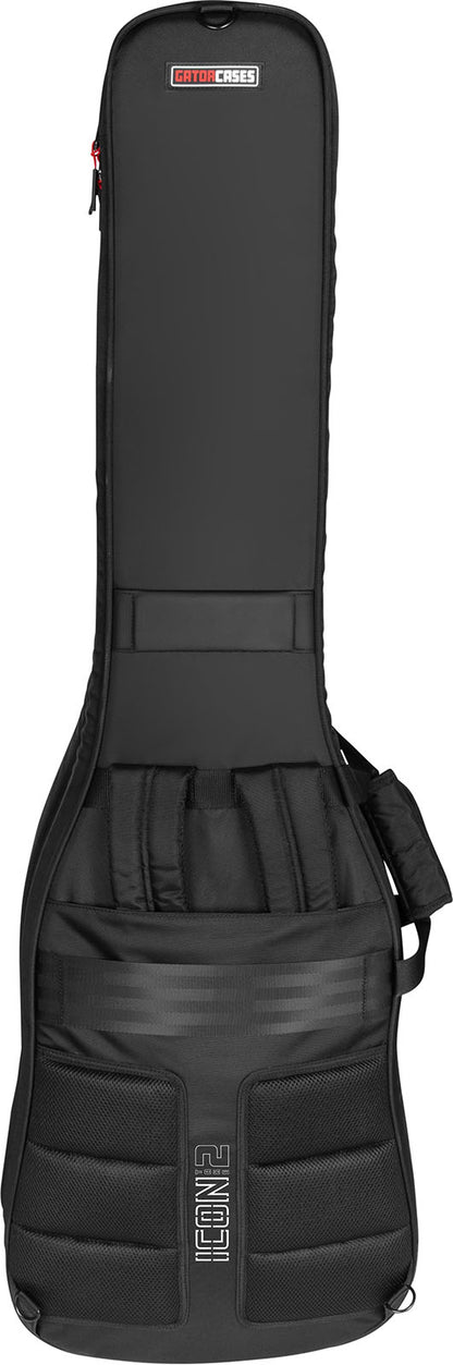 GATOR CASES G-ICONTTBASS-BLK | Fekete | Puha tok G-ICON for 2 Guitars Bass Guitars gitár hordtáska