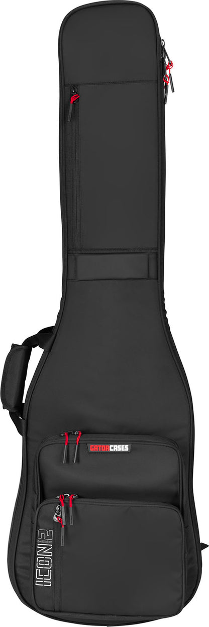 GATOR CASES G-ICONTTBASS-BLK | Fekete | Puha tok G-ICON for 2 Guitars Bass Guitars gitár hordtáska
