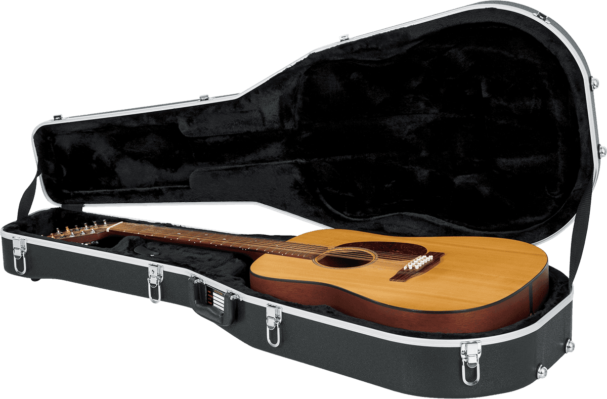 GATOR CASES GCDREAD-12 | Case ABS Deluxe for Guitar dreadnought Et 12-Cordes