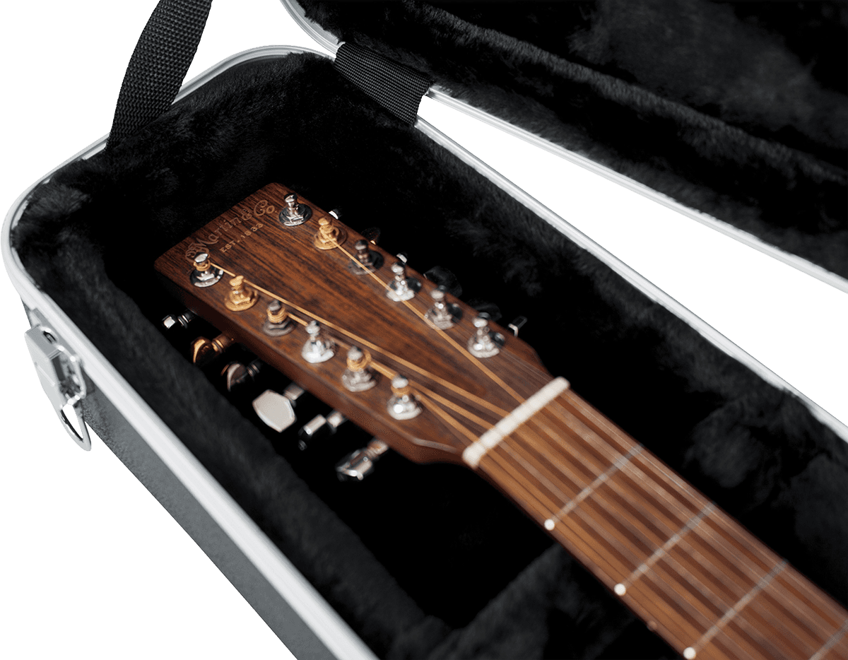 GATOR CASES GCDREAD-12 | Case ABS Deluxe for Guitar dreadnought Et 12-Cordes