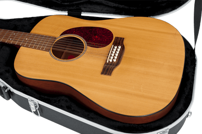 GATOR CASES GCDREAD-12 | Case ABS Deluxe for Guitar dreadnought Et 12-Cordes
