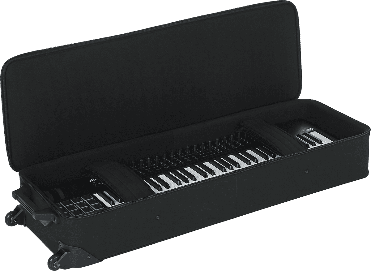 GATOR CASES GK-61-SLIM | Miękki futerał for Keyboard 61 klawiszy Slim futerał na klawiaturę