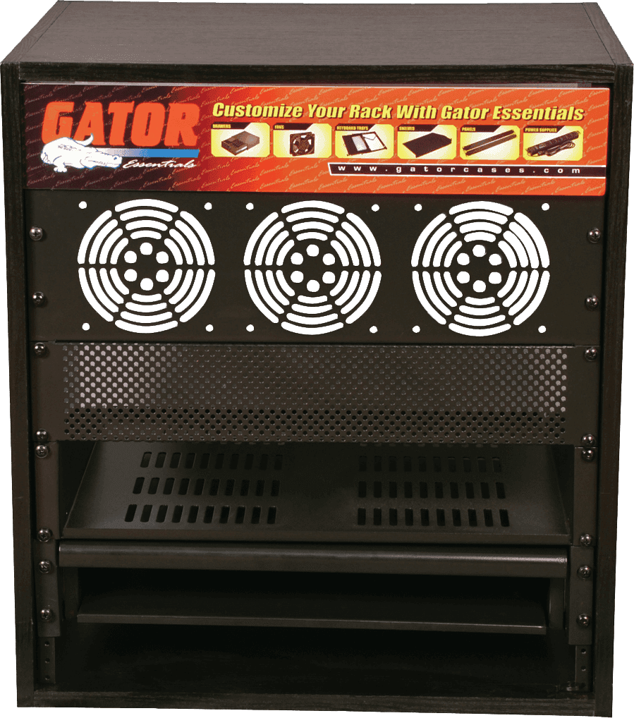 GATOR CASES GR-STUDIO-16U | Rack 19" GR En drewniany 16U rack case