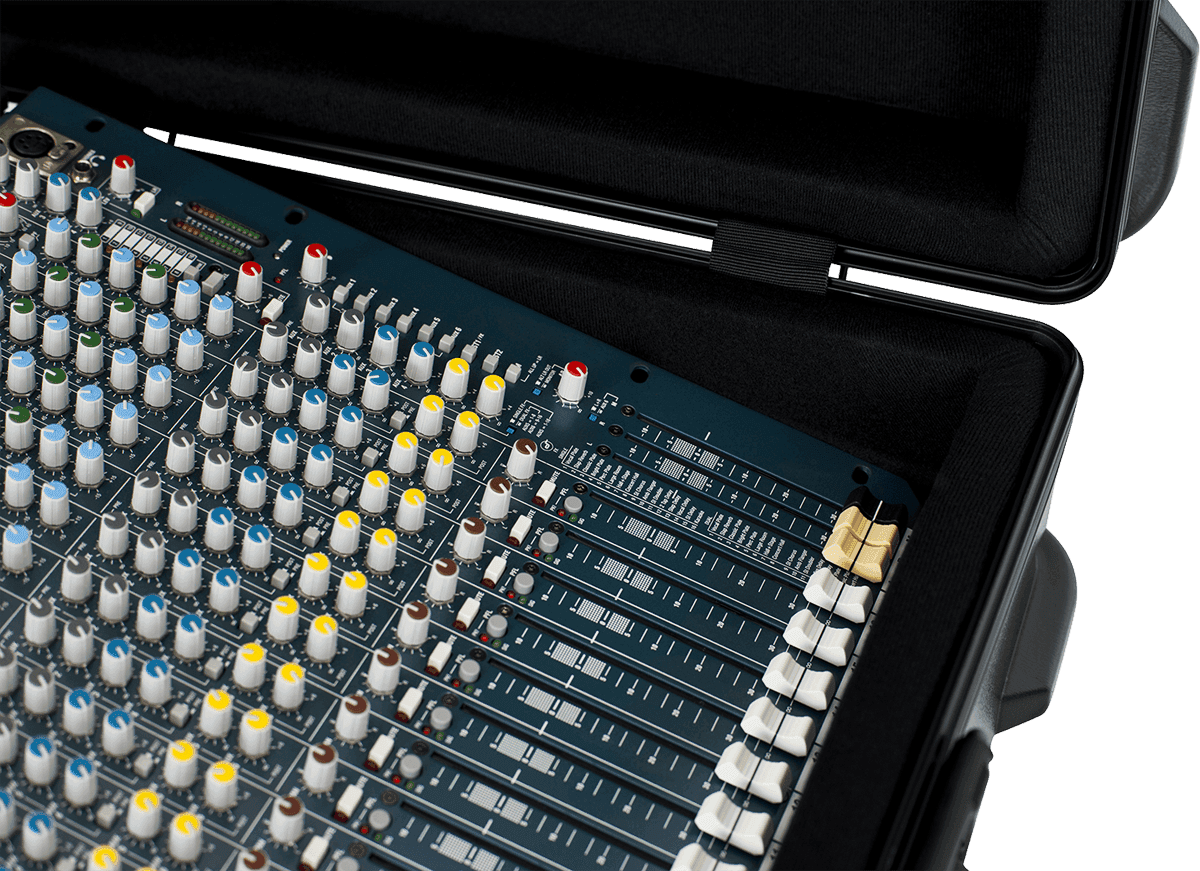 GATOR CASES GTSA-MIX192108 | Polyethylene GTSA 48.2 X 53.3 X 20.3 cm Mixer Flight Case