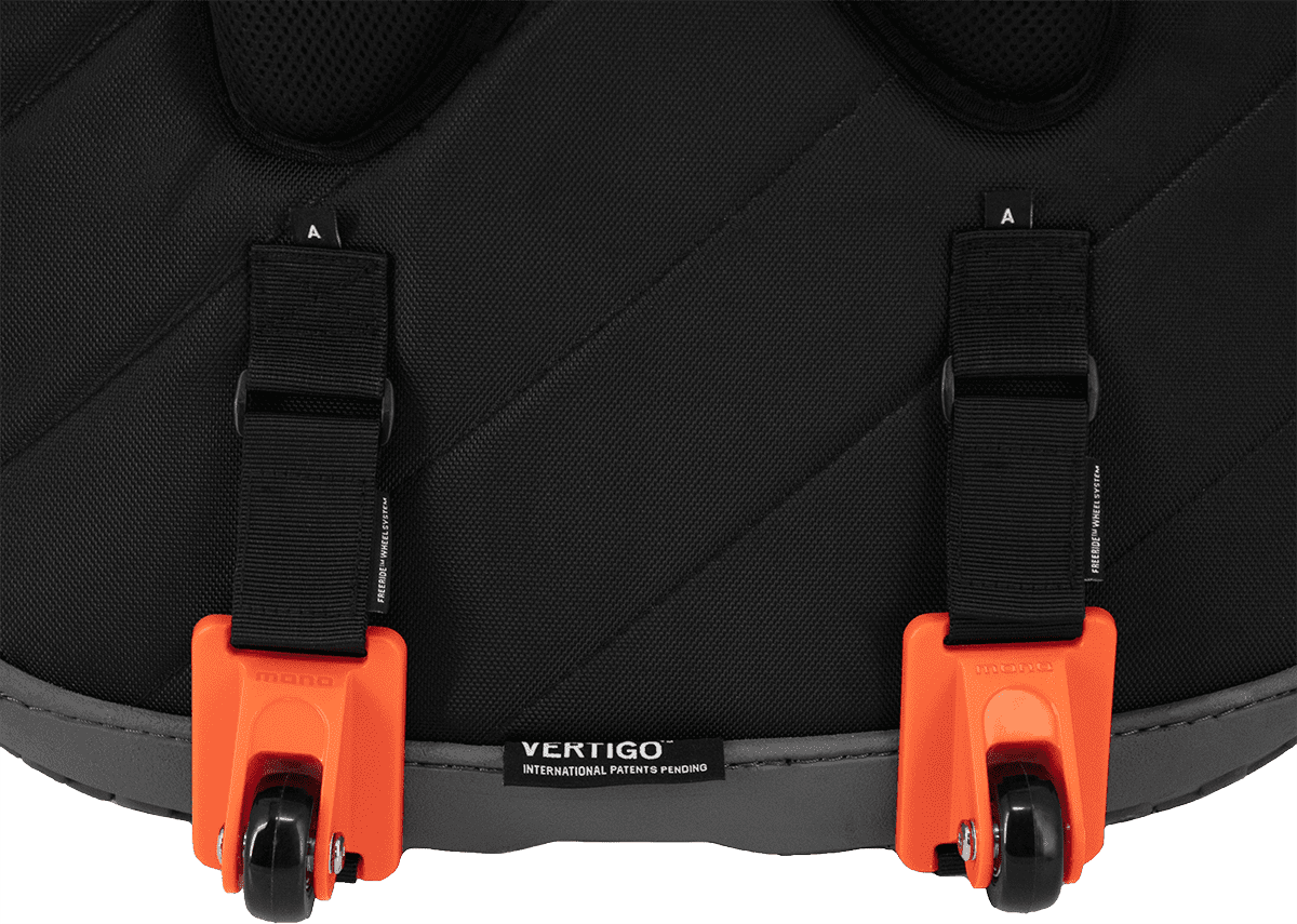 MONO M80-VHBULT-BLK | Μαύρο | Vertigo Ultra κιθάρα Demi-Caisse (Wheels) Θήκη μεταφοράς κιθάρας