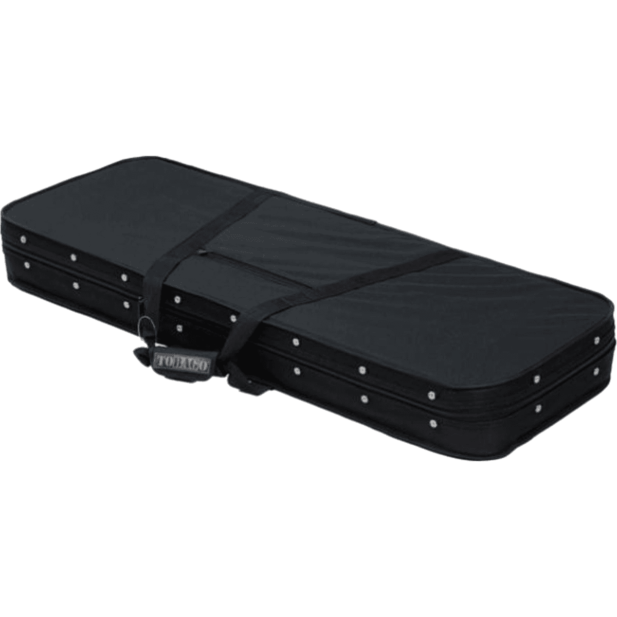 Tobago HTO ESB-N Bass Guitar Case | High Density Shaped Foam Interior with Velvet, Black, Lightweight