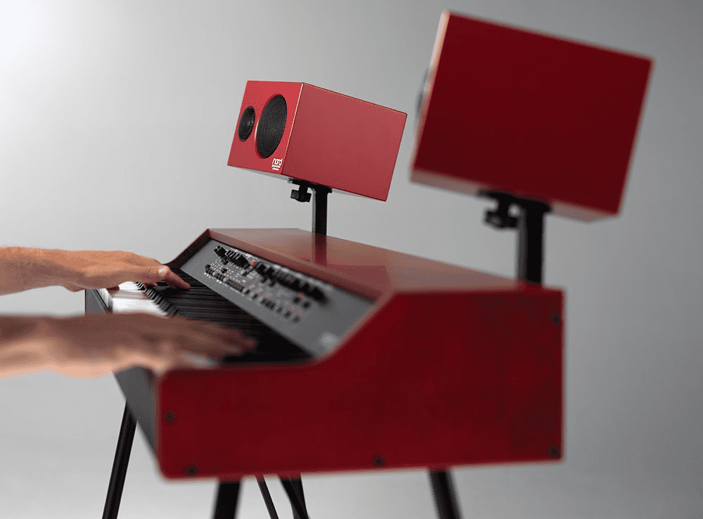 NORD Piano Monitor V2 | 2x80W Active Stereo Keyboard Monitor Speakers