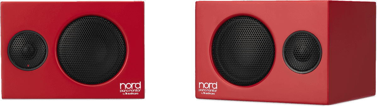NORD Piano Monitor V2 | 2x80W Active Stereo Keyboard Monitor Speakers