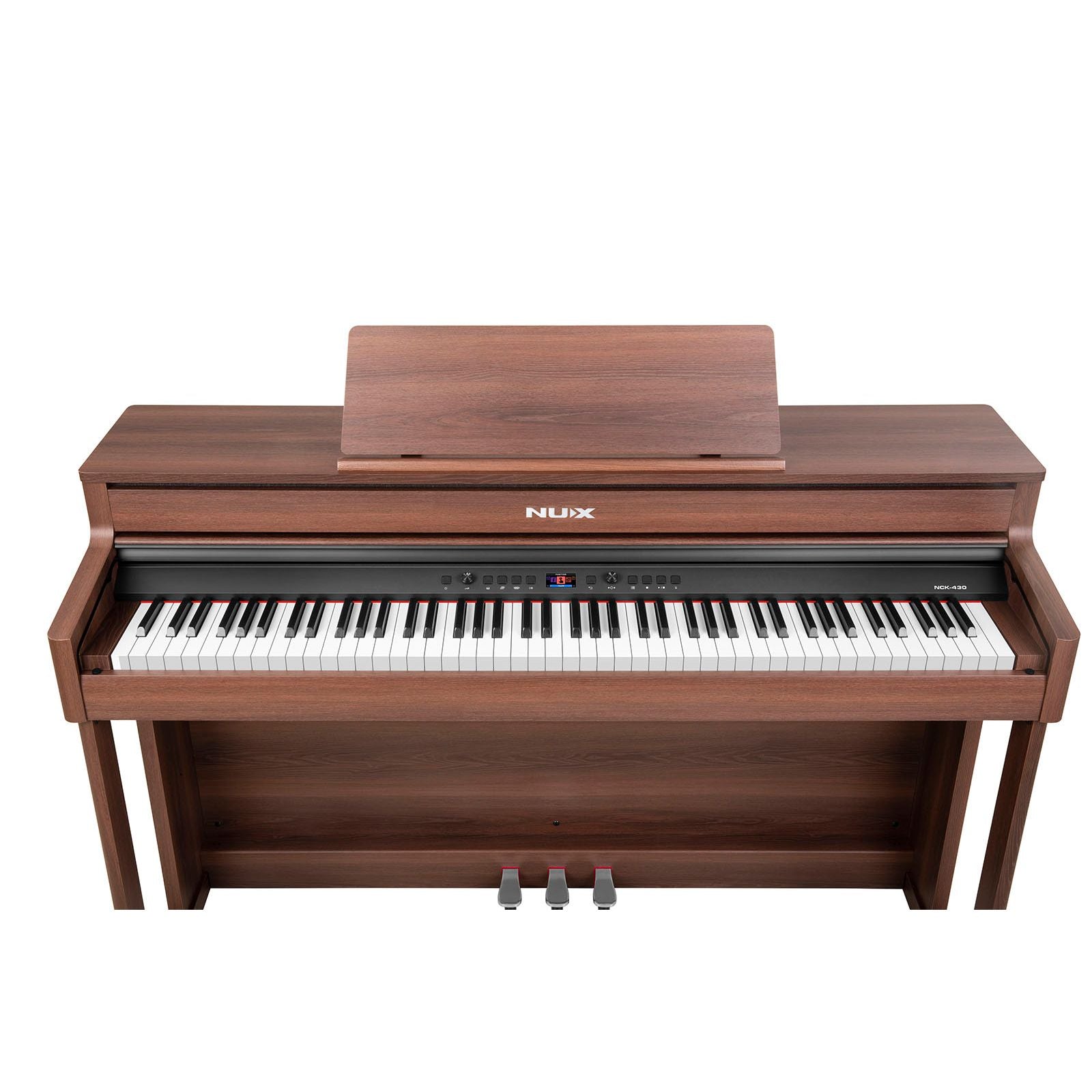 NUX NCK-430 Digital Piano | 88-Key Hammer Action Keyboard | Bluetooth Audio and MIDI