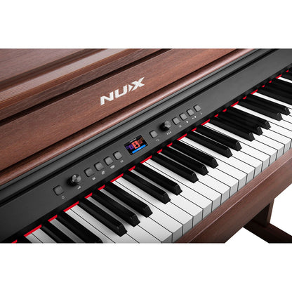 NUX NCK-430 Digital Piano | 88-Key Hammer Action Keyboard | Bluetooth Audio and MIDI