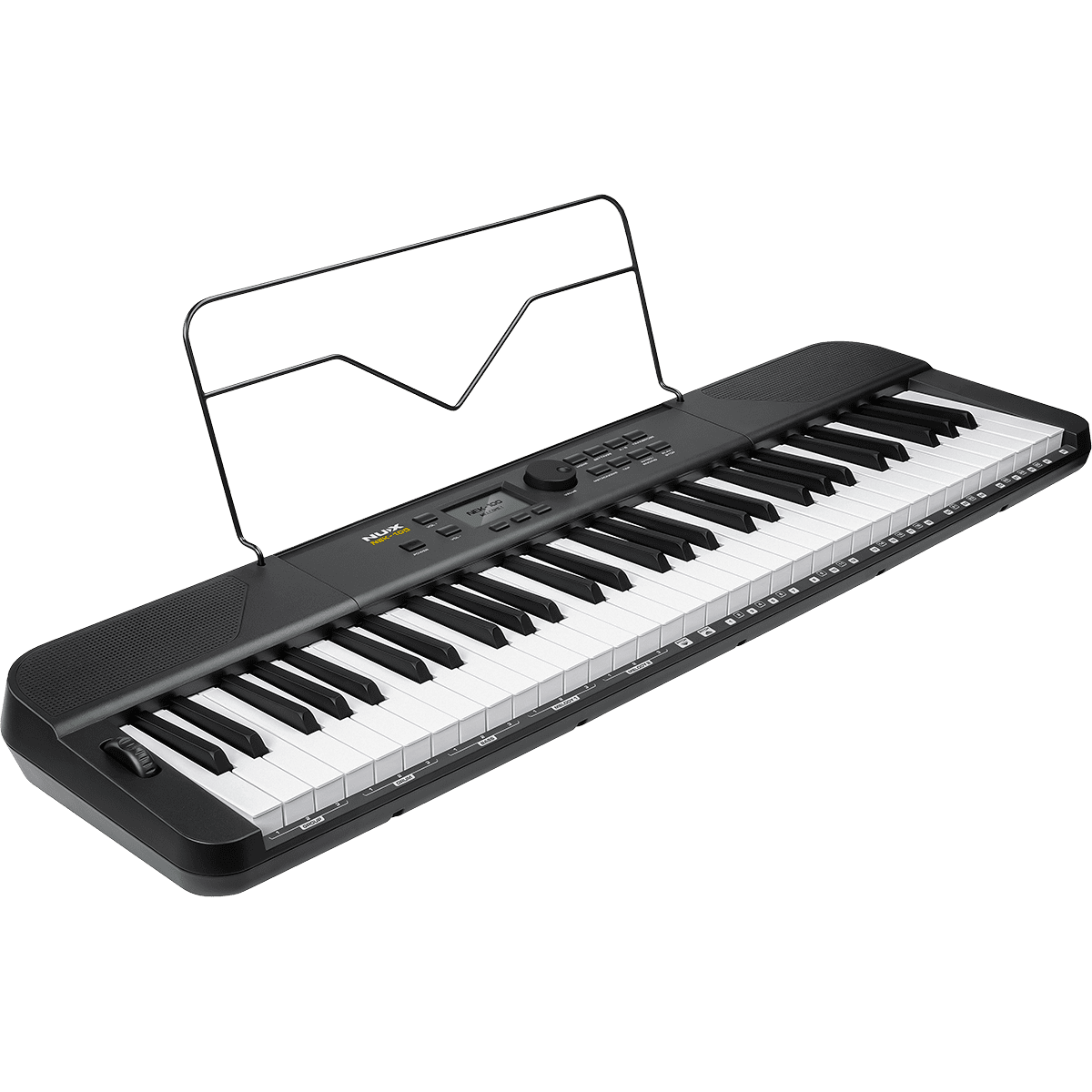 NUX NEK-100 61-Key Digital Piano | Semi-Weighted Keyboard | with Included Bluetooth Module | Black