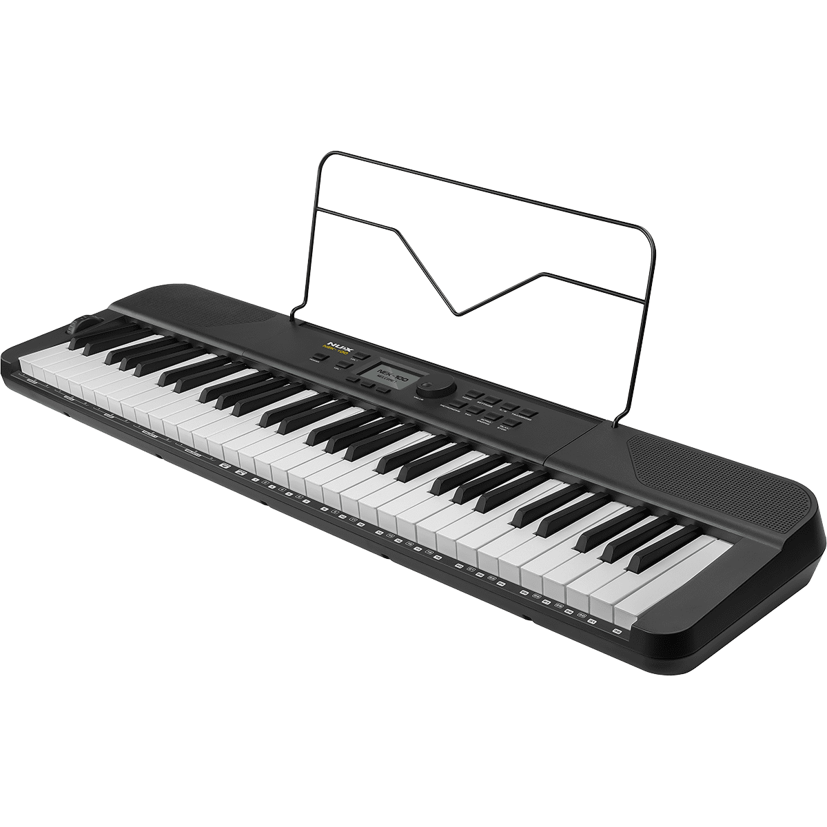 NUX NEK-100 61-Key Digital Piano | Semi-Weighted Keyboard | with Included Bluetooth Module | Black