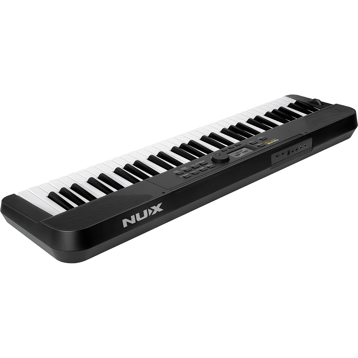 NUX NEK-100 61-Key Digital Piano | Semi-Weighted Keyboard | with Included Bluetooth Module | Black
