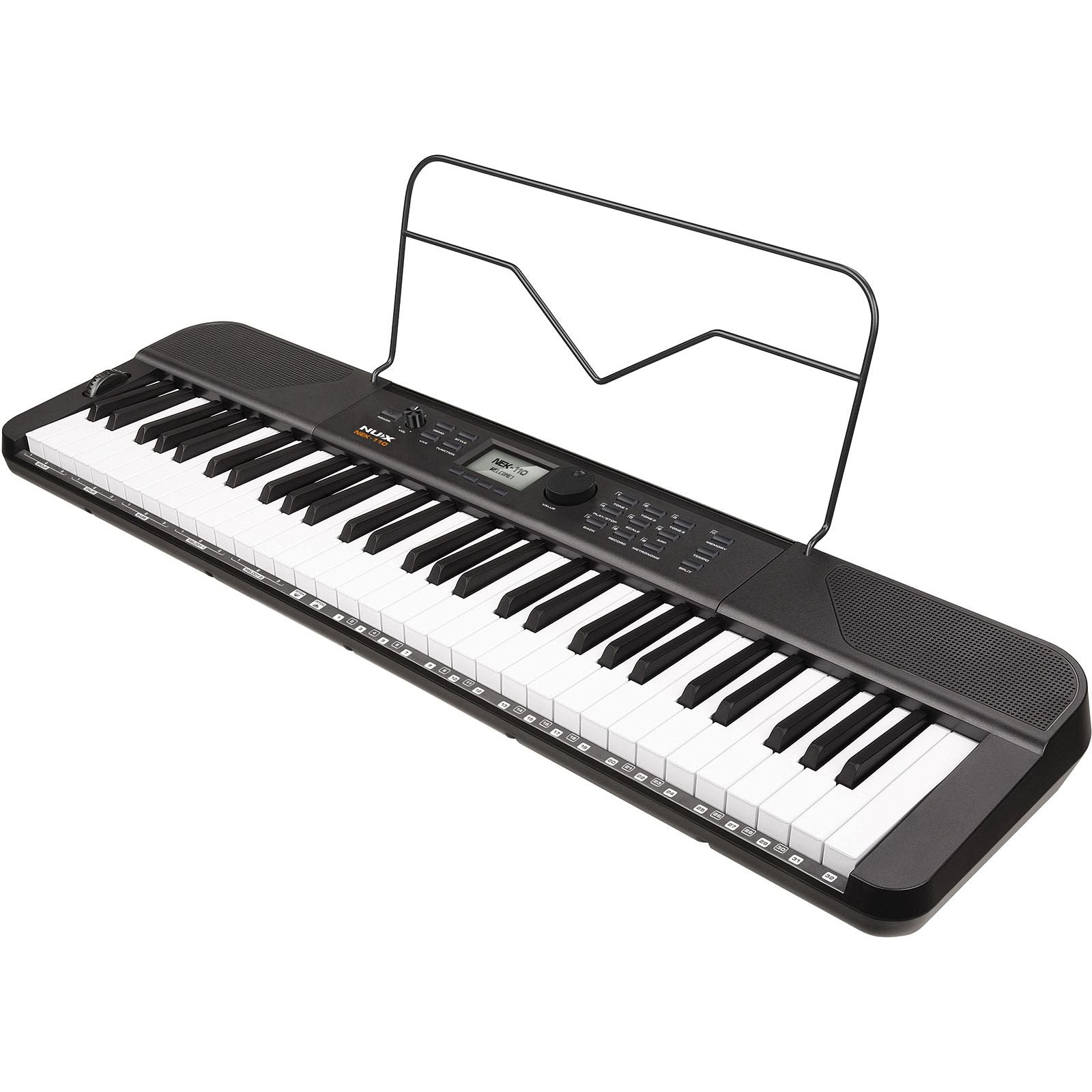 NUX NEK-110B 61-Key Digital Piano | 700 Built-In Sounds | Bluetooth | Black