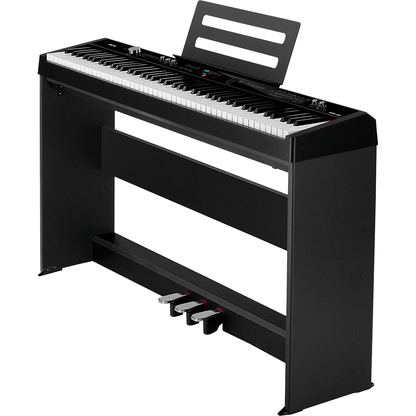NUX NPK-20 Digital Piano | 88-Key Heavy Touch Keyboard | with Bluetooth | Black