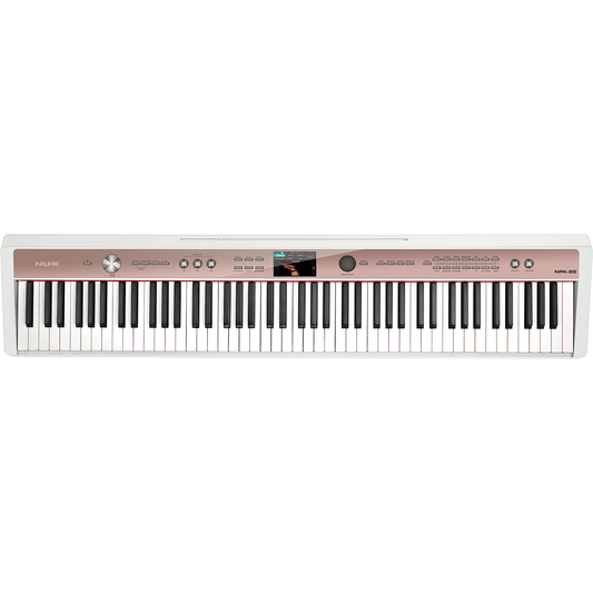 NUX NPK-20 Digital Piano | 88-Key Heavy Touch Keyboard | with Bluetooth | White