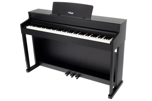 Offshore DP50 Digital Upright Piano | 88-Key Weighted Keyboard | Matte Black