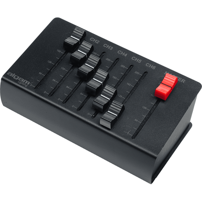 Algam Lighting DMX 6 + | 6-channel DMX Controller | Lighting Mixer | LAL DMX6-PLUS