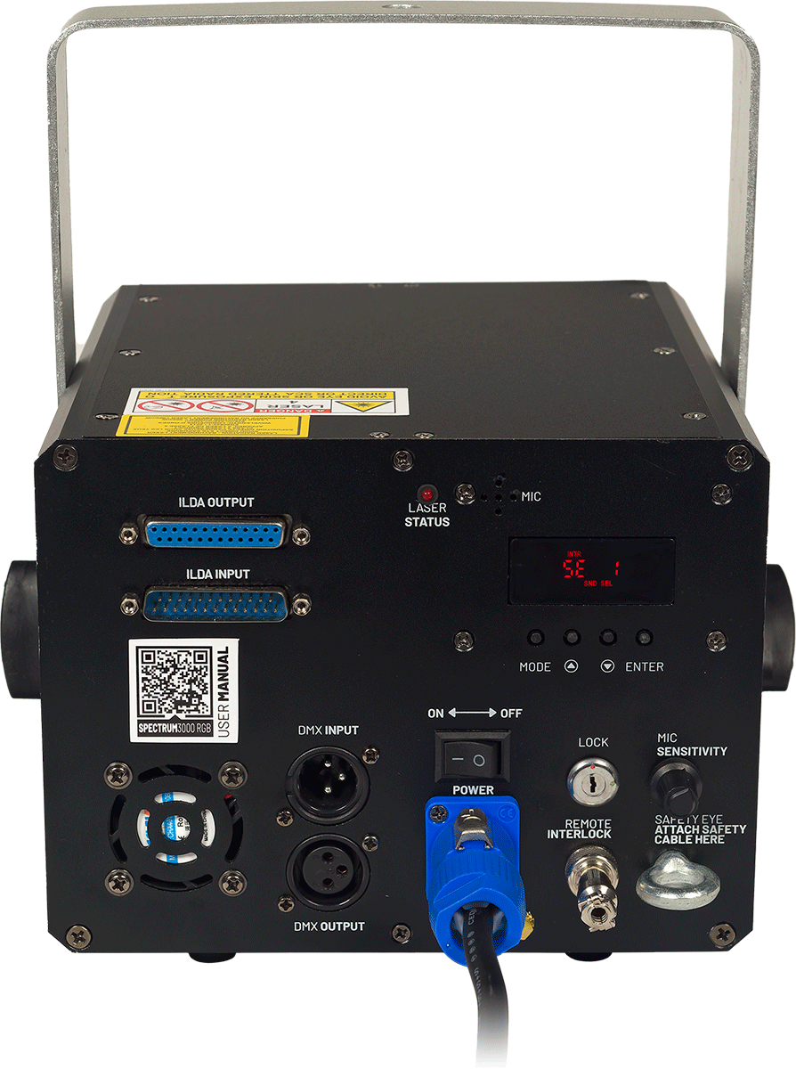 ALGAM LIGHTING Spectrum 3000 RGB | 3000mW profesionalni RGB laserski svjetlosni efekt