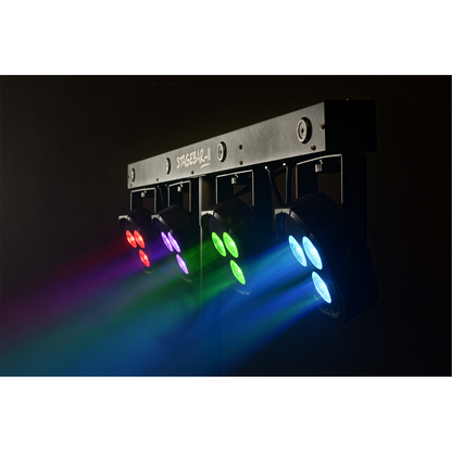 Algam Lighting Stagebar II | 2 in 1 LED Spotlight on a Stand with Foot Controller