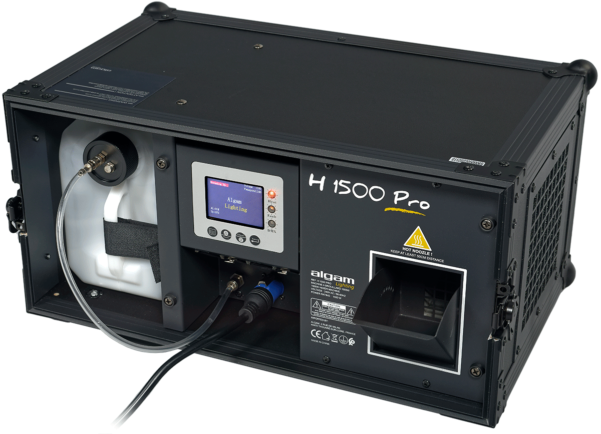 ALGAM LIGHTING 1500W Hazer 5L Capacity | комплект с 1500 W haze машина Сценично осветление