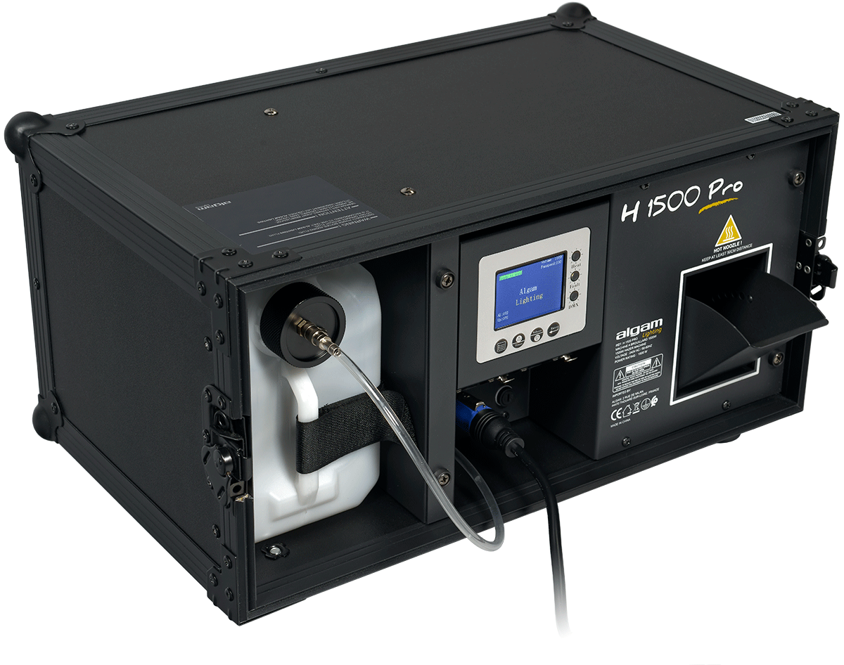 ALGAM LIGHTING 1500W Hazer 5L Capacity | комплект с 1500 W haze машина Сценично осветление