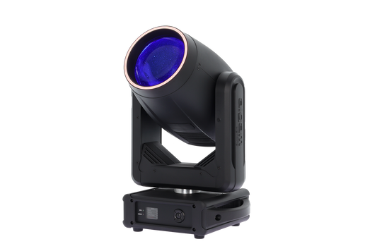ALGAM LIGHTING MB200 | 200W LED Beam движеща глава. RGB LED Ring Сценично осветление