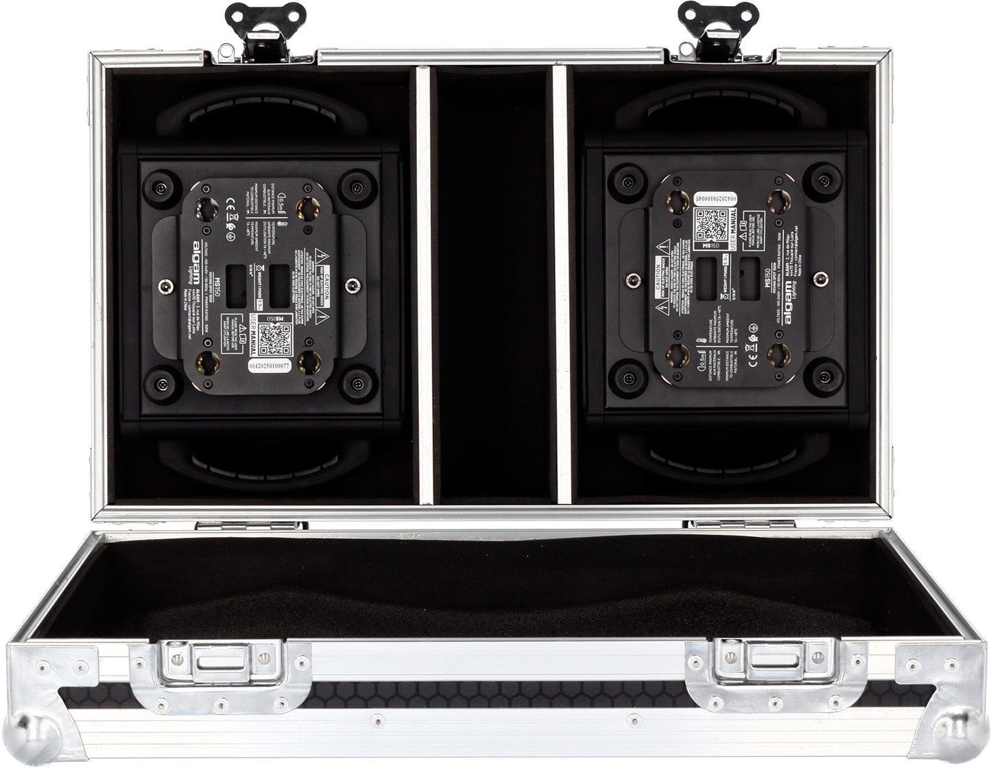 ALGAM LIGHTING MS150 2IN1 Flightcase | flight cutie On Wheels pentru 2X MS150