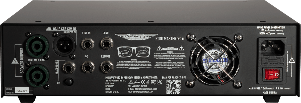 ASHDOWN RM 500 EVO III | RM-500-EVO-III Бас усилвател