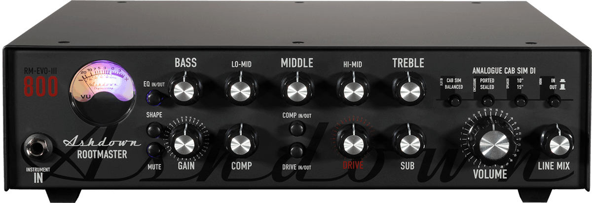 ASHDOWN RM 800 EVO III | RM-800-EVO-III wzmacniacz basowy