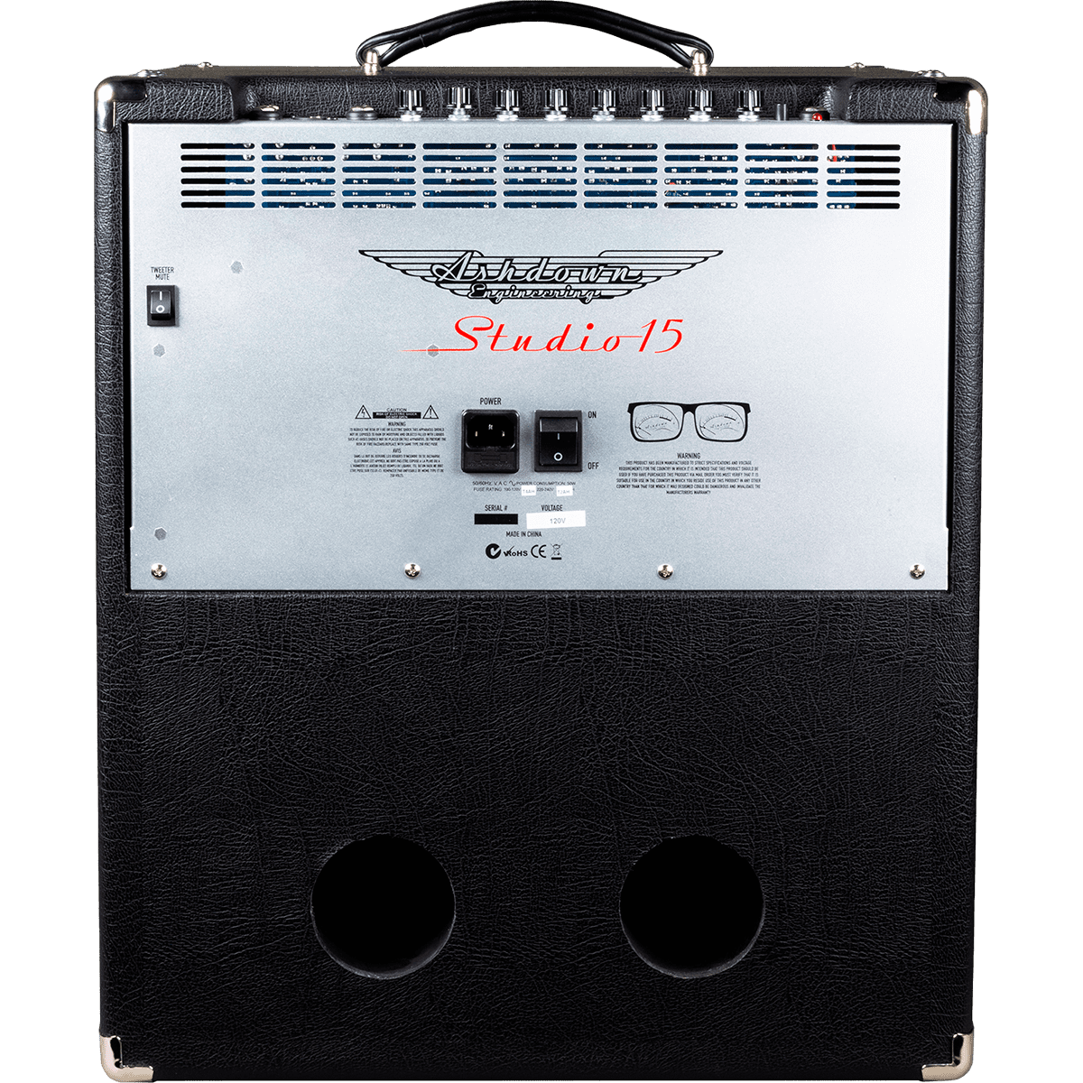 Studio 15 by Ashdown | 300 Watt Bass Guitar Amplifier | 15" Speaker | MAS STUDIO-15