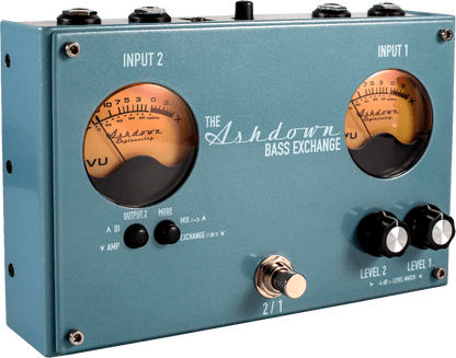 Ashdown Bass Exchange Pedal | Switching Pedal for 2 x Inputs and 2 x Outputs