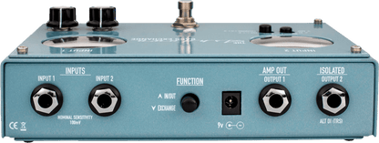 Ashdown Bass Exchange Pedal | Switching Pedal for 2 x Inputs and 2 x Outputs