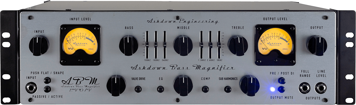 ASHDOWN UK ABM 600 DR EVO IV | 600W Hybrid κεφαλή Made In UK-3U Ενισχυτής μπάσου