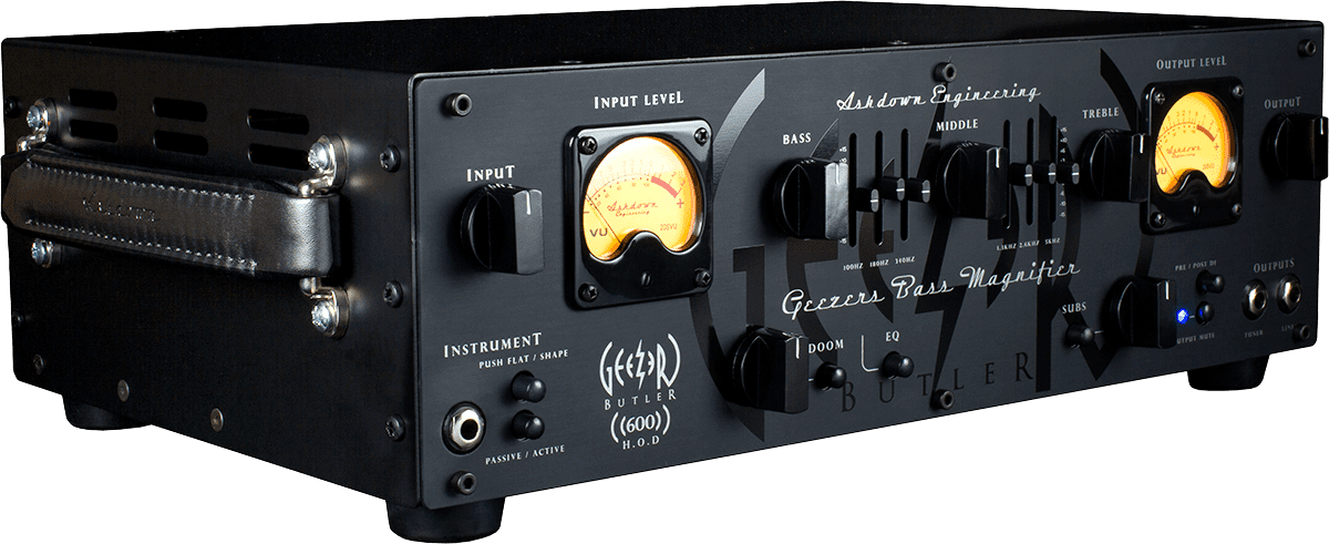 ASHDOWN UK HOD 600 | 600W Geezer Butler Signature Hybrid Hea Bass Amplifier