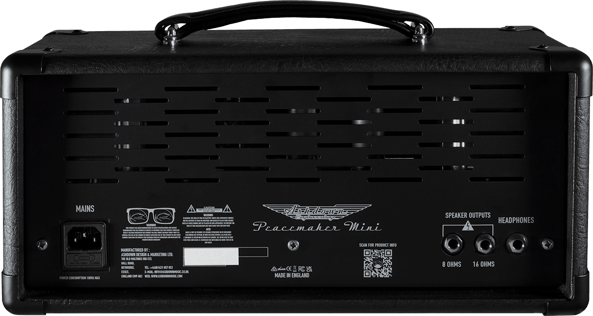 ASHDOWN UK PM 2H | Peacemaker 2 κεφαλή Ενισχυτής κιθάρας