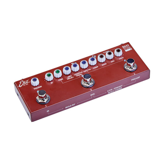 EKO BAIO A Multi Effects Pedal For Acoustic and Classical Guitars | Suitable for Acoustic Bass Guitar | With IRs