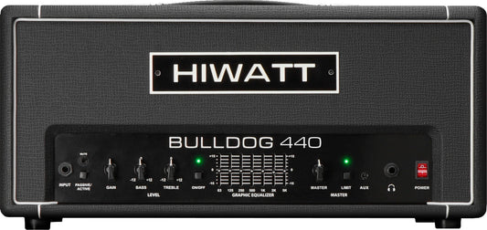 HIWATT Bulldog 440 бас глава 400W | Bulldog 440H глава-400W Graphic EQ Куфар за инструмент