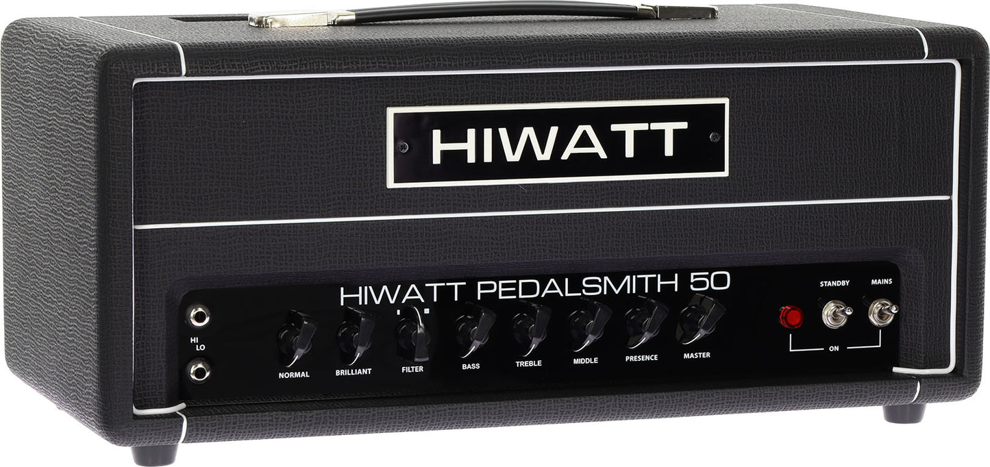 HIWATT Pedalsmith 50 Valve HEAD 50W | Pedalsmith 50H Head-50W Guitar Amplifier