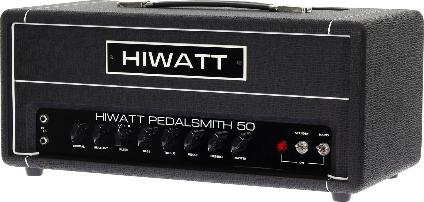 HIWATT Pedalsmith 50 Valve HEAD 50W | Pedalsmith 50H Head-50W Guitar Amplifier