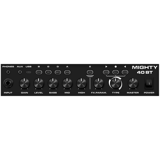 MIGHTY-40-BT by NUX | Portable 40 Watt Guitar Amplifier | 10” Speaker | Bluetooth Control