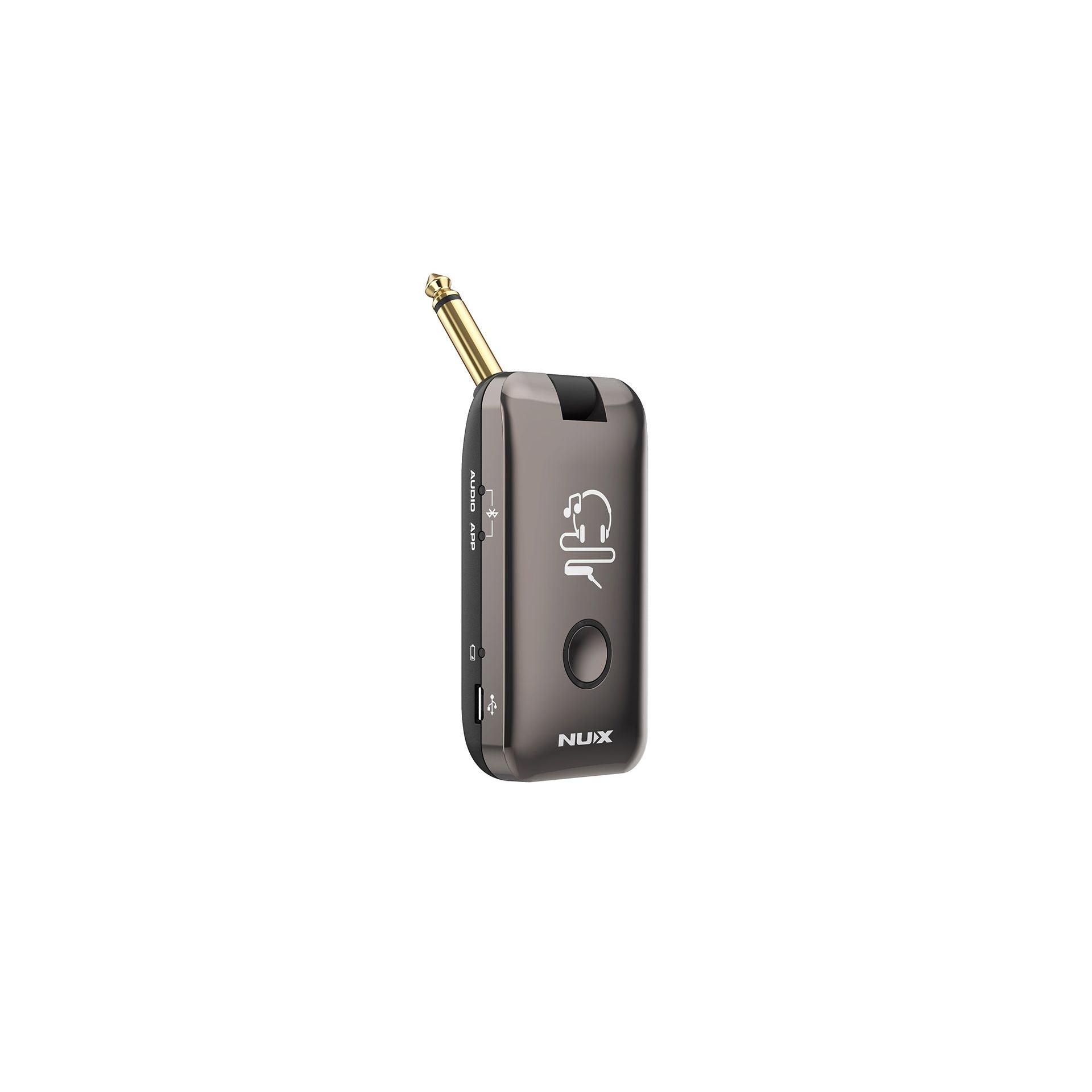 MIGHTY-PLUG by NUX | Portable Guitar and Bass Amp Modeling Earphone Amplug | MP-2