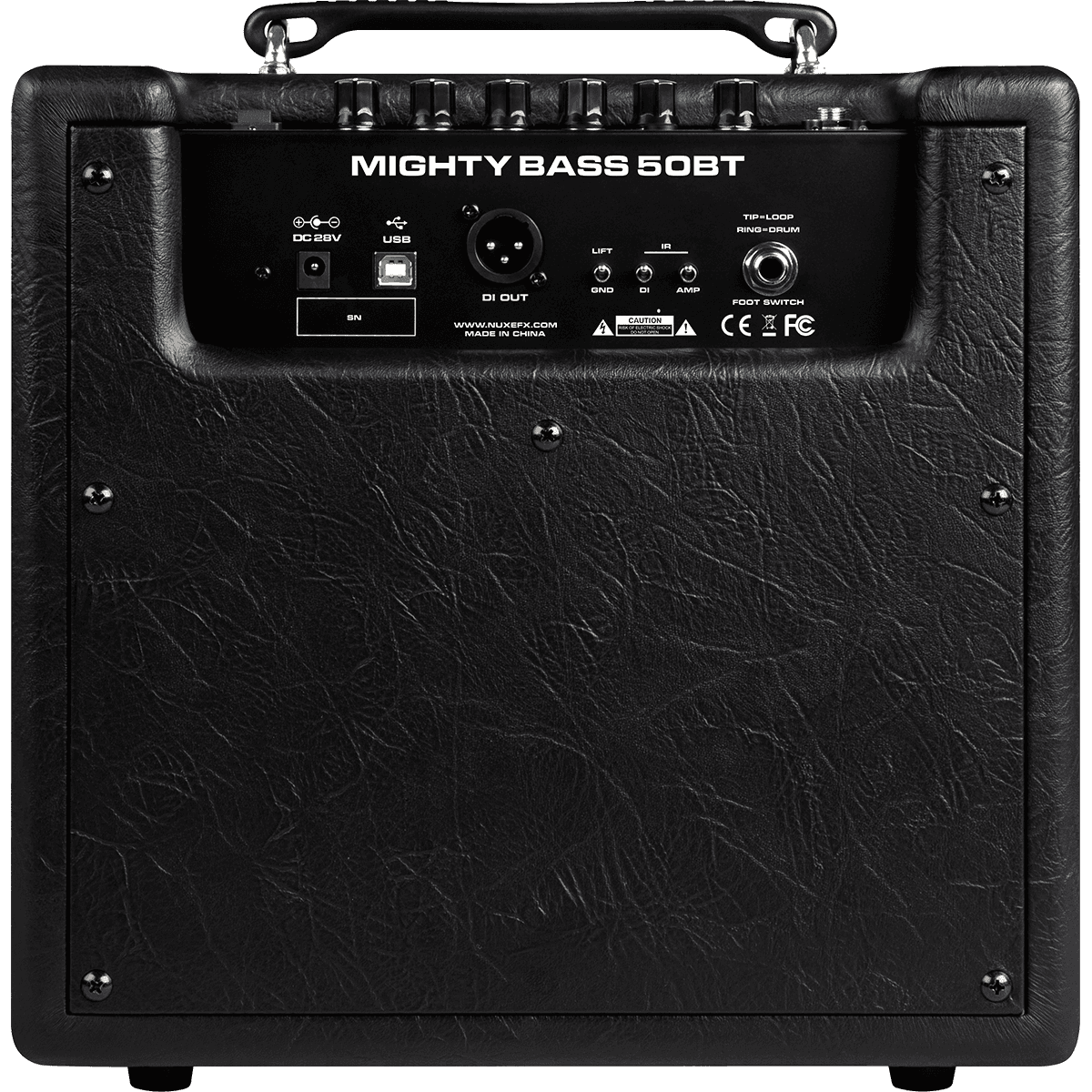Mighty Bass 50BT by NUX | 50 Watt Bass Guitar Amplifier | 6.5" Speaker | Bluetooth Control