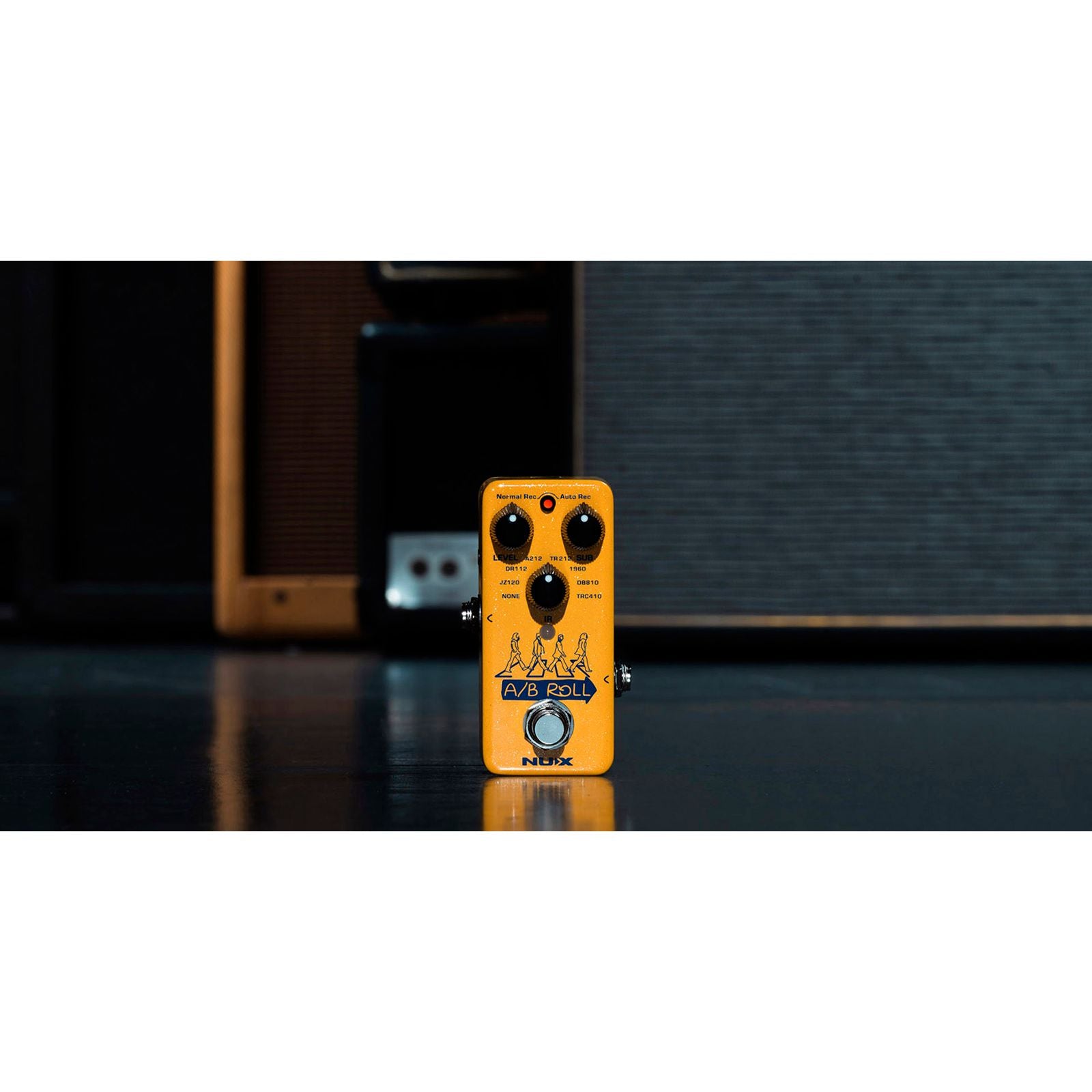 NUX A/B Roll Octave and Loop Pedal for Guitar | 7 Built-In Speaker Cabinets