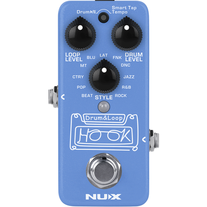 NUX Hook Drum & Loop Electric Guitar Pedal | Looper and Rhythm Box