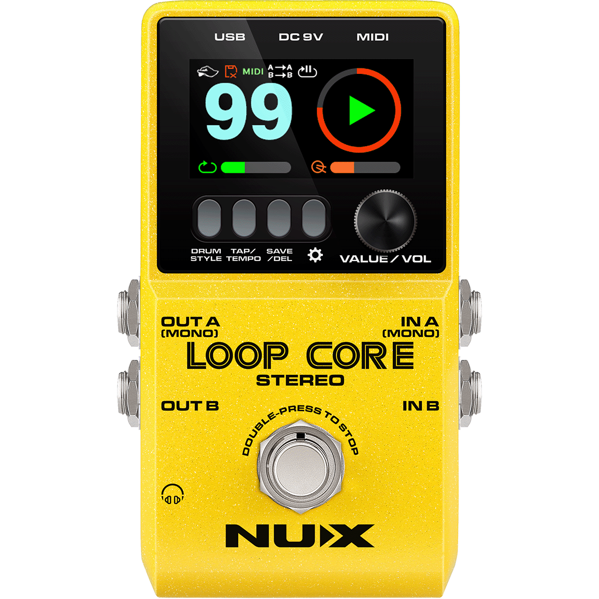 NUX Loop Core Stereo | Guitar Looper Pedal