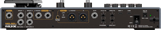 NUX MG-50LI Modeler and Multi-FX Processor for Guitar | Gig Bag Included | Dark Blue
