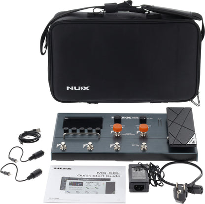 NUX MG-50LI Modeler and Multi-FX Processor for Guitar | Gig Bag Included | Dark Blue