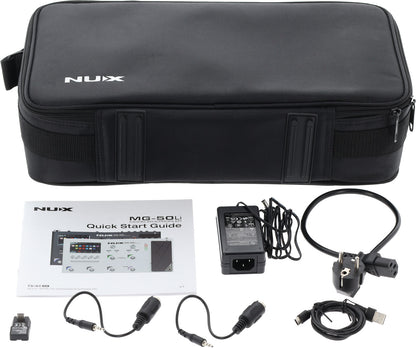 NUX MG-50LI Modeler and Multi-FX Processor for Guitar | Gig Bag Included | Dark Blue