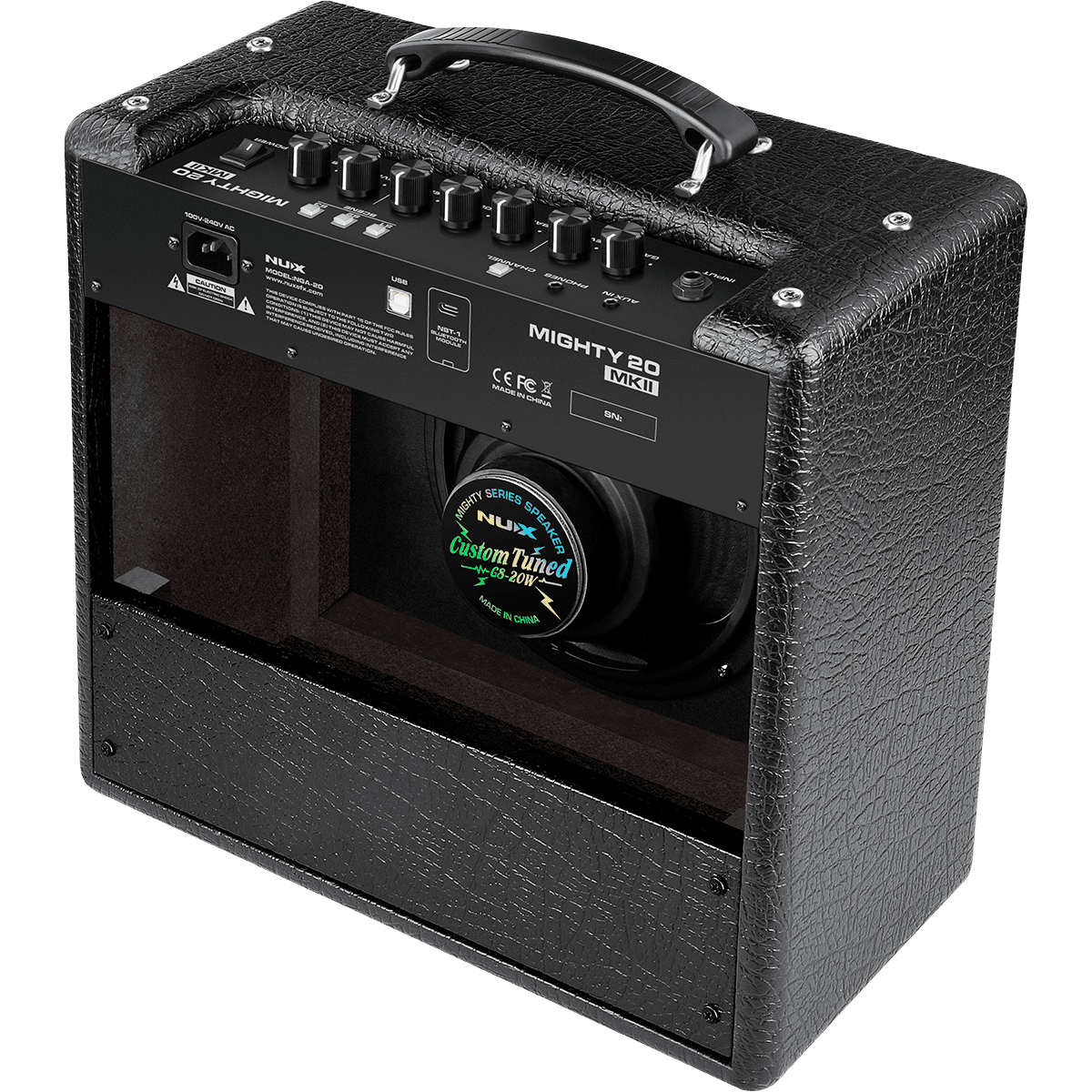 Mighty 20 MK II by NUX | Portable 20 Watt Guitar Amplifier | 8” Speaker